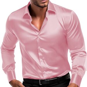 Men Regular Fit Solid Spread Collar Formal Shirt